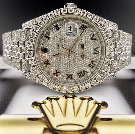 iced out rolex damen|iced out rolex price.